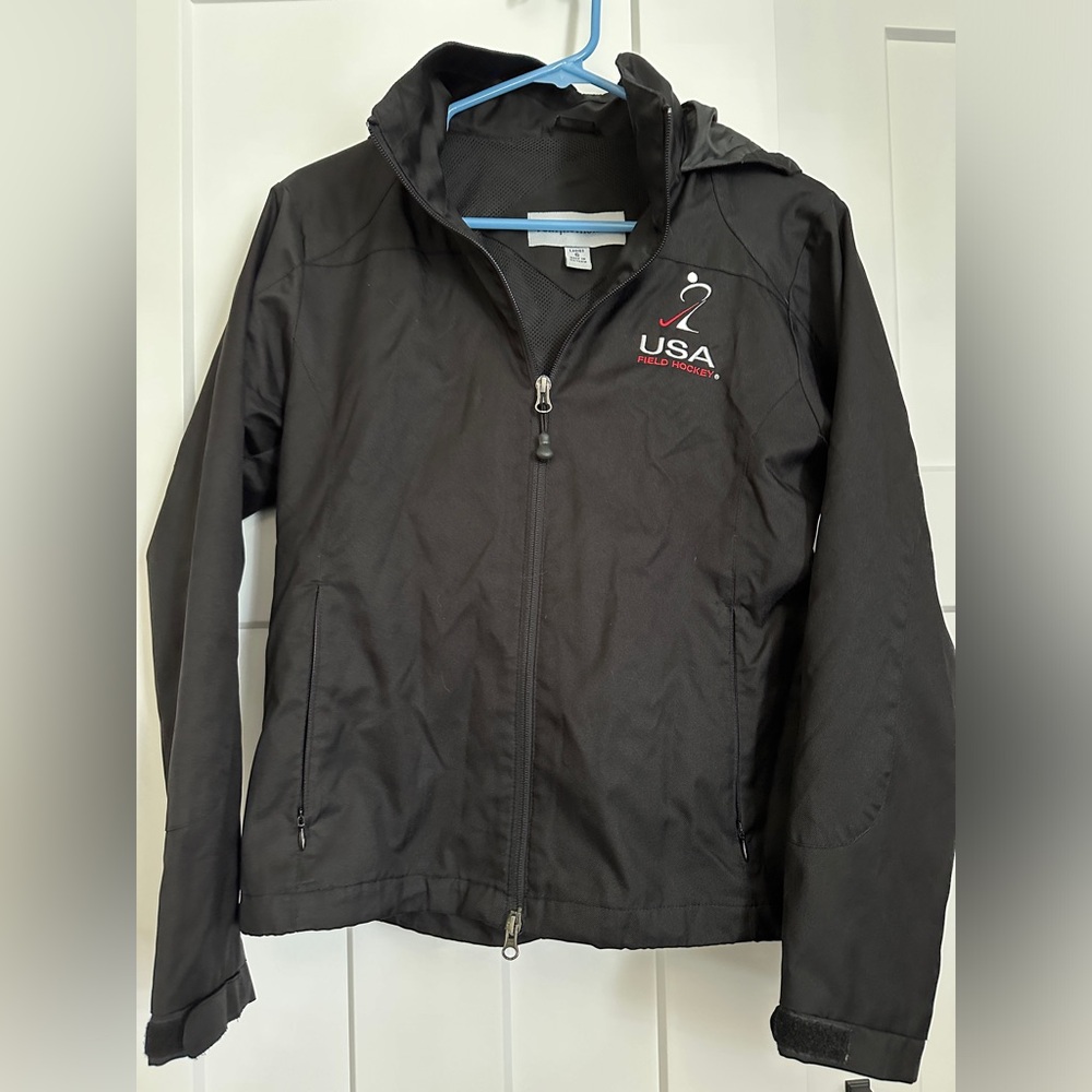 USA Field Hockey rain jacket with hood